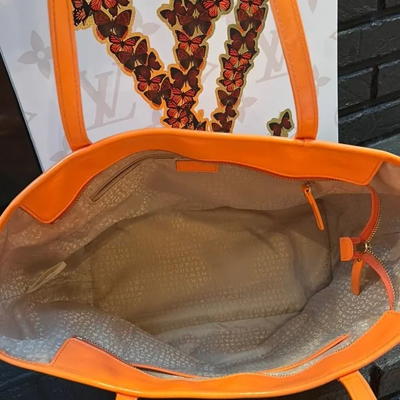 Kate Spade New York Patent Leather Tote - orange - Picture 10 of 13